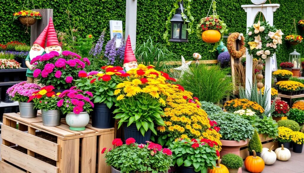 creative garden center displays