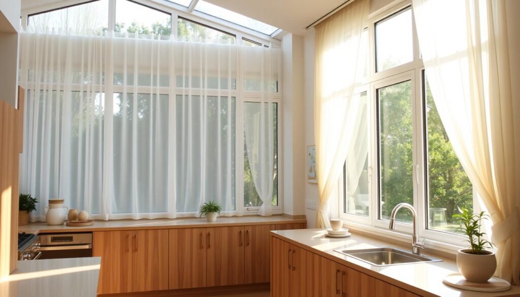 floor-to-ceiling kitchen windows