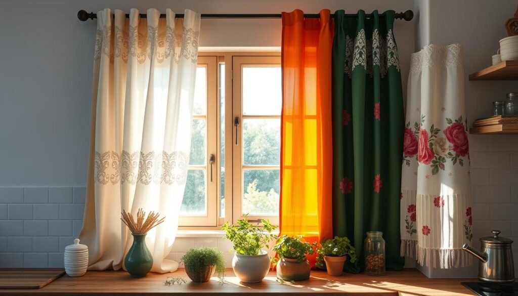 kitchen window curtains