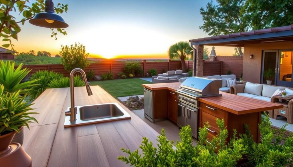 Outdoor kitchen design