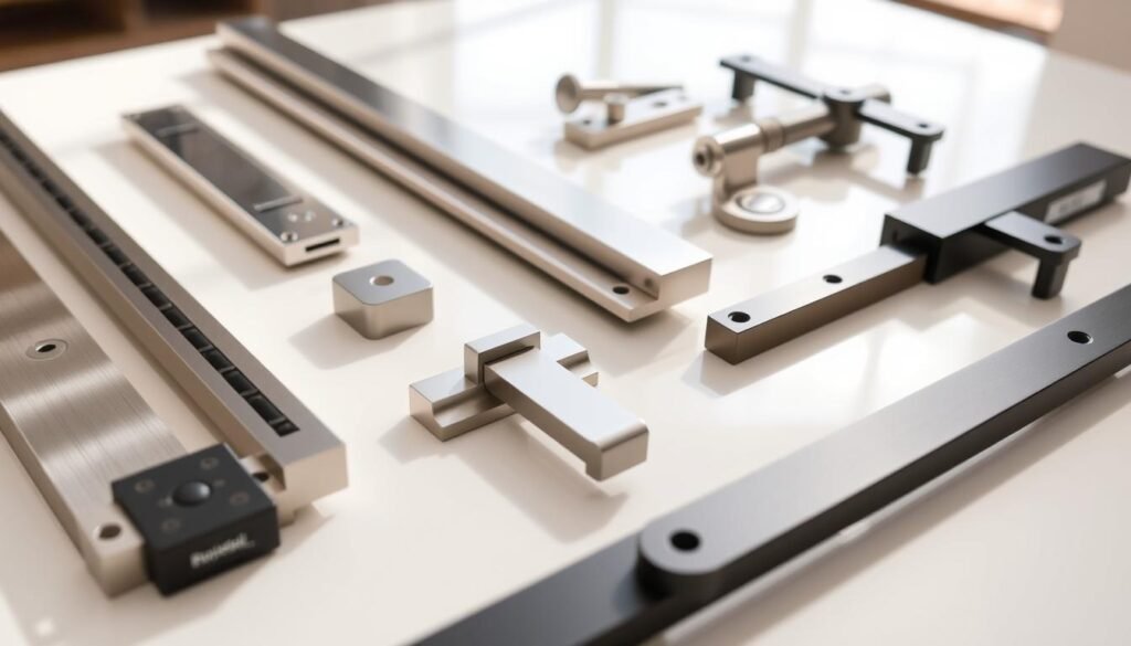 Sliding door hardware