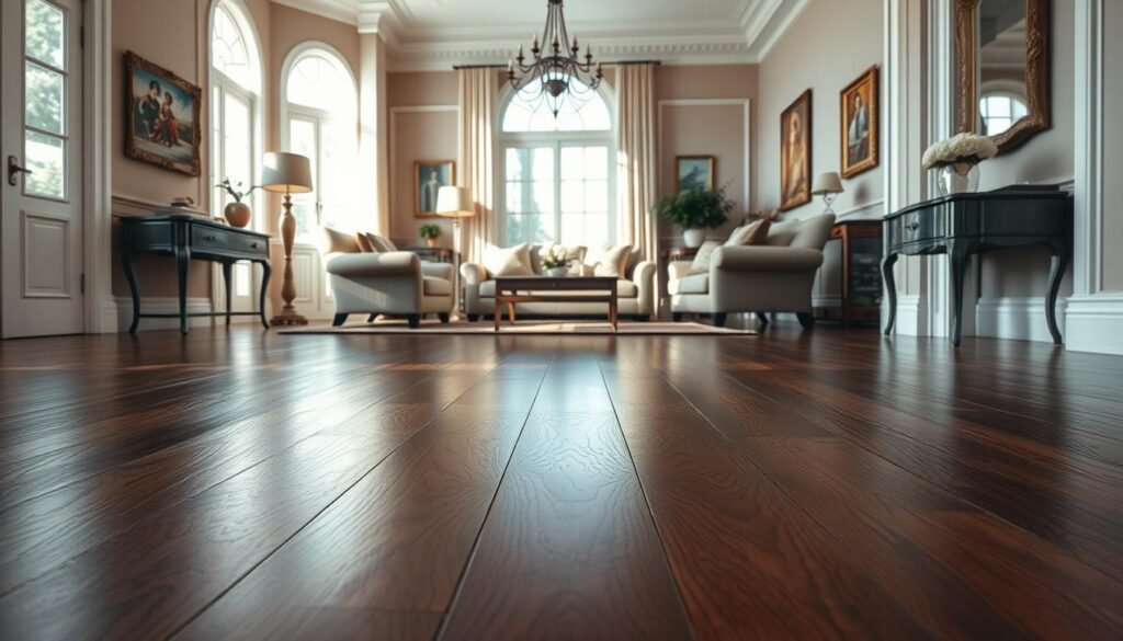 dark hardwood floor