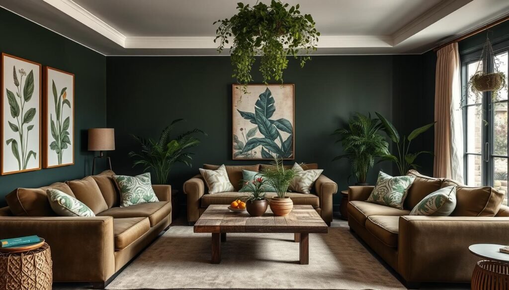 nature-themed lounge