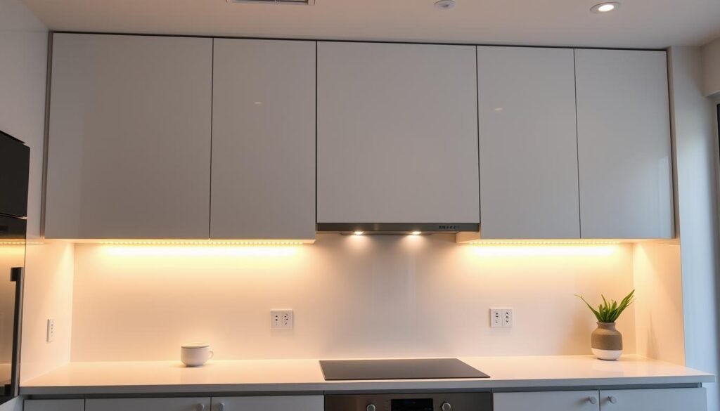 under cabinet lighting installation