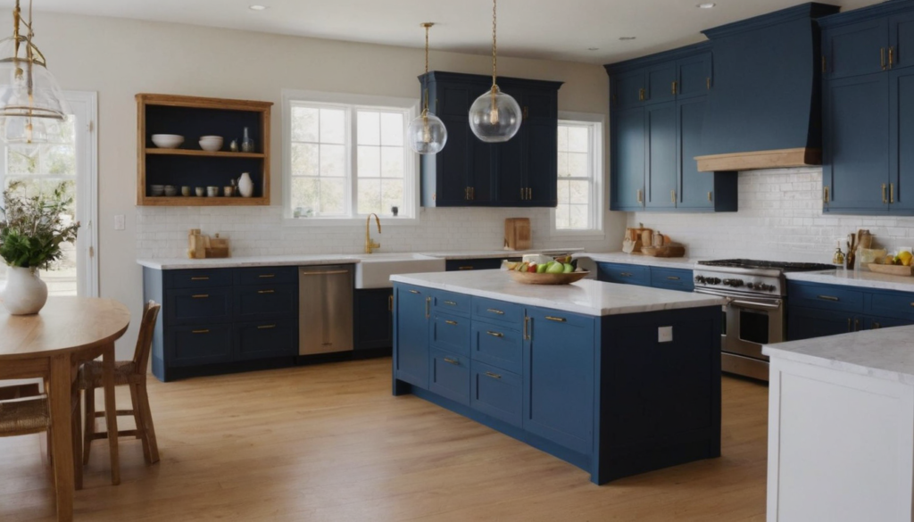 blue kitchen cabinets ideas