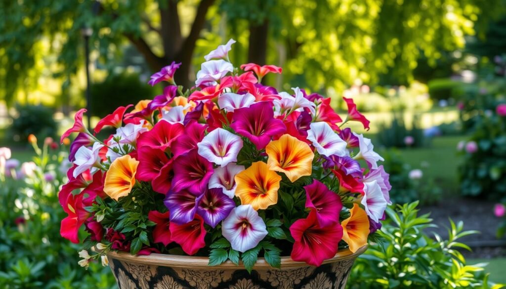 Lisianthus in container