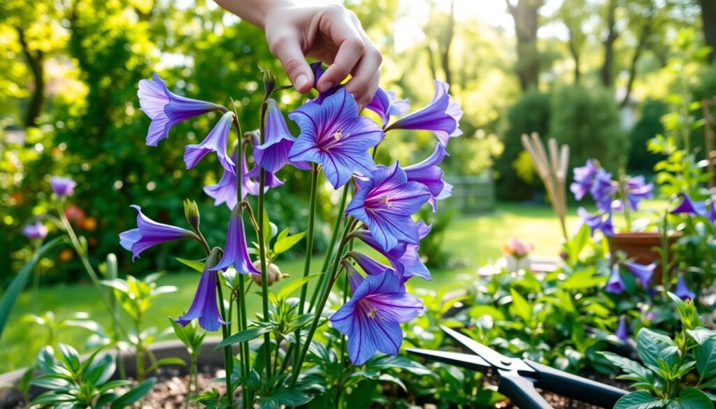 Pruning Bellflowers