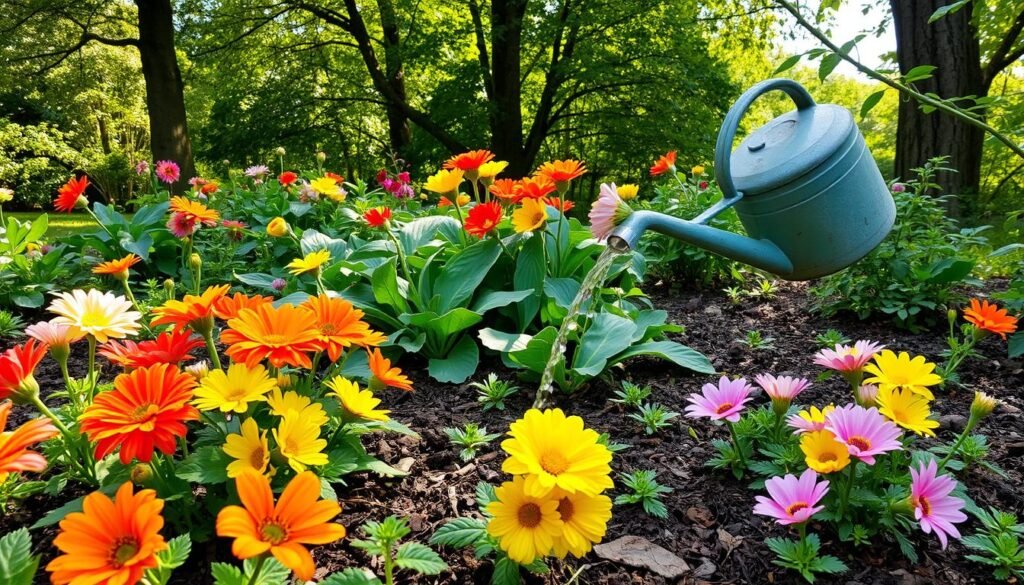 Watering Ranunculus