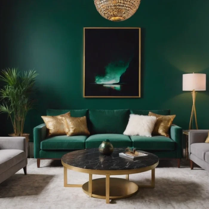 green living room