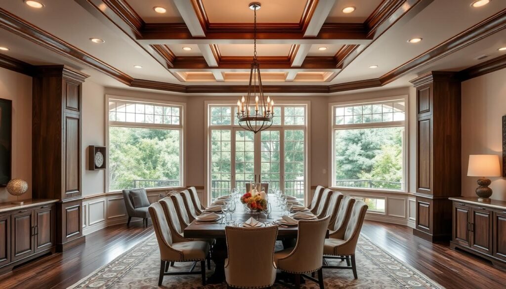 tray ceiling dining room ideas