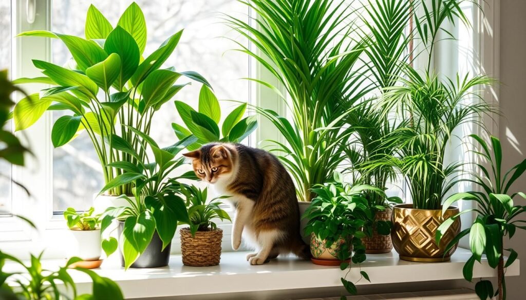 tropical pet-safe plants