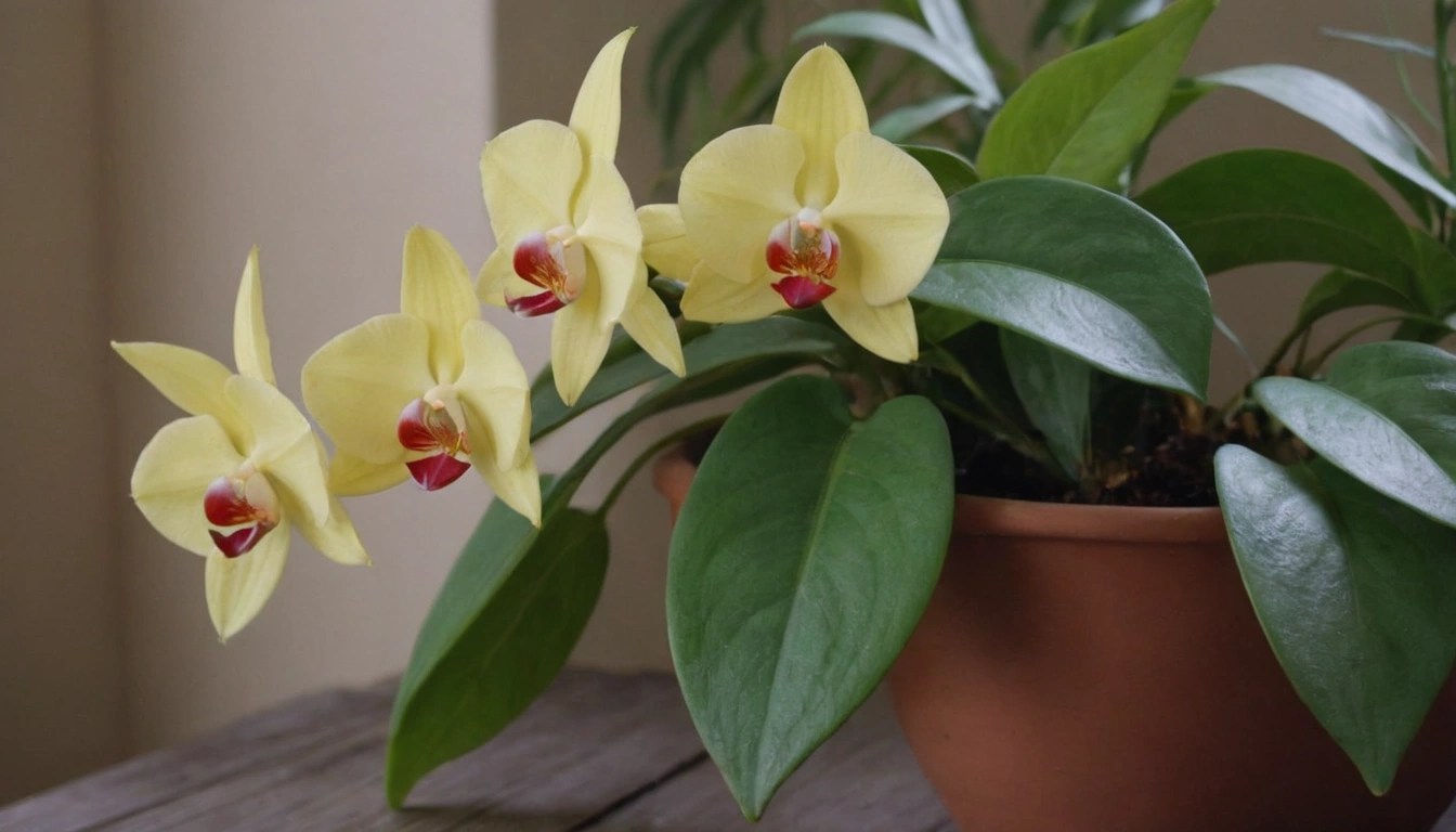 vanilla orchid vine plant