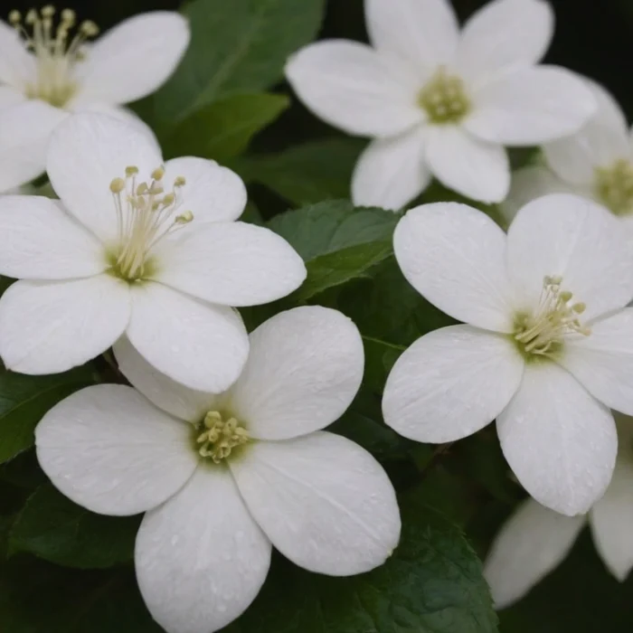 white blossom plants