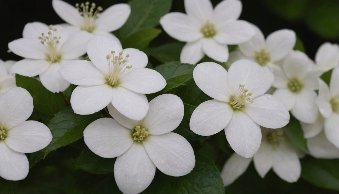 white blossom plants