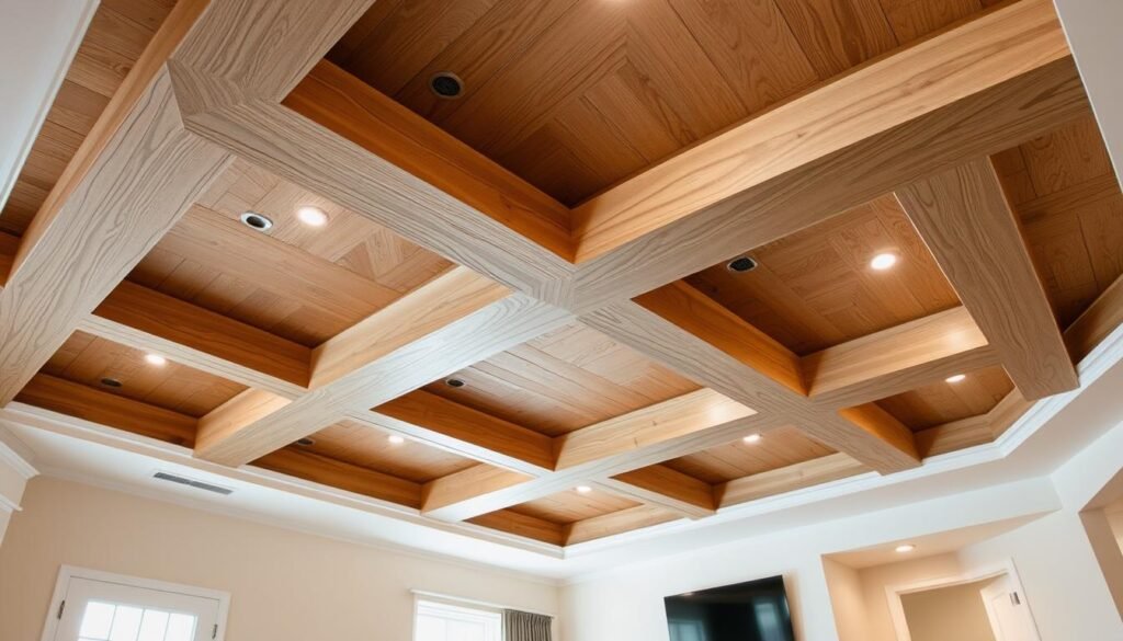 wood tray ceiling