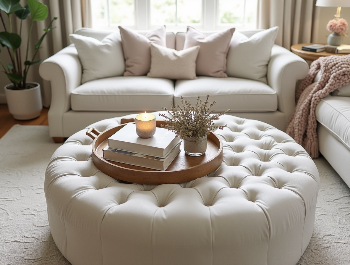 Living Room with Ottoman