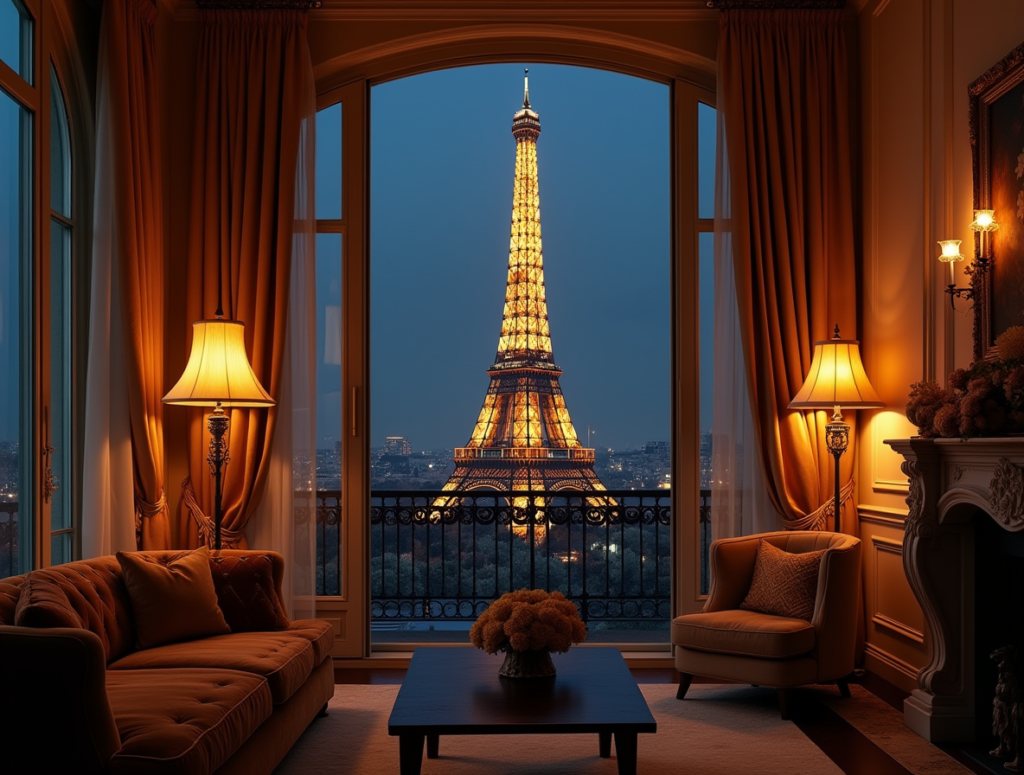Paris Eiffel Tower apartment