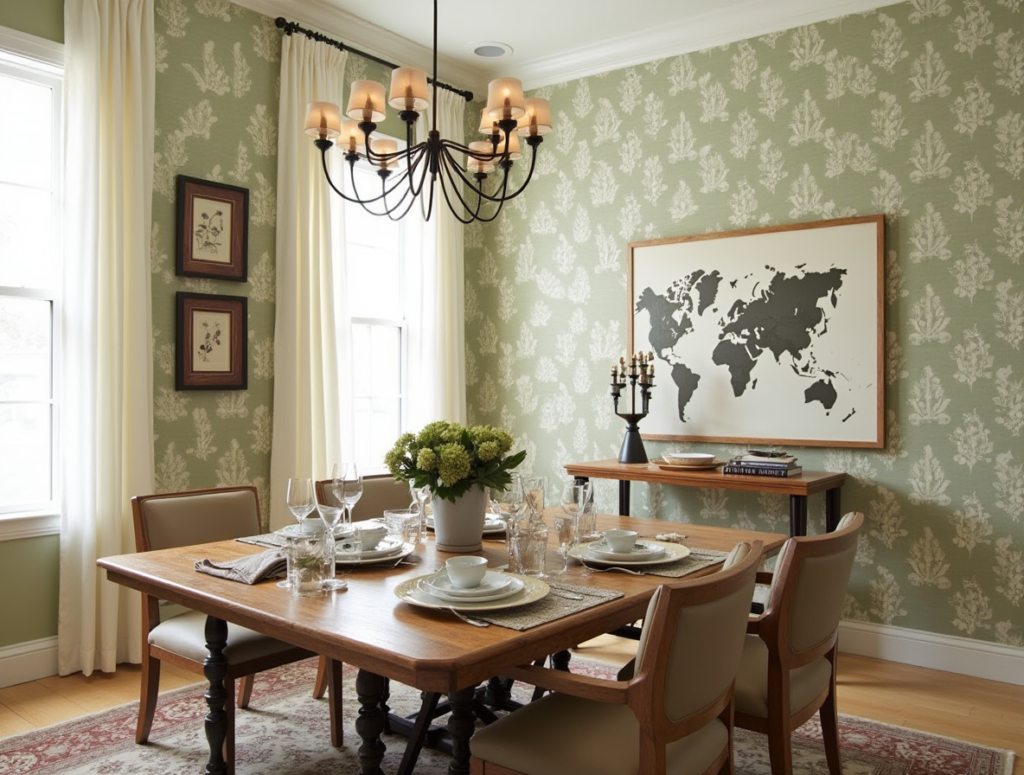 dining room wallpaper
