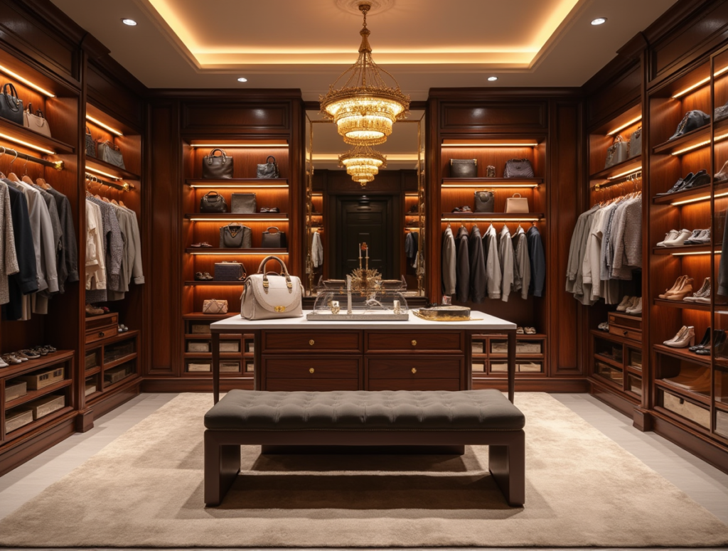 luxury walk in closet