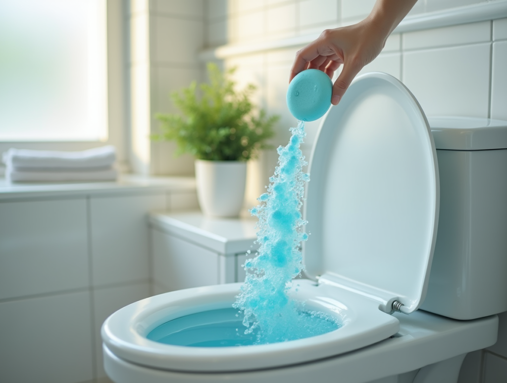 toilet cleaning tablet