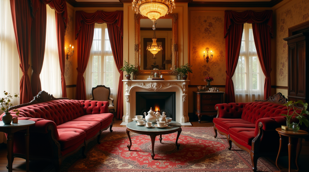 Victorian style living room